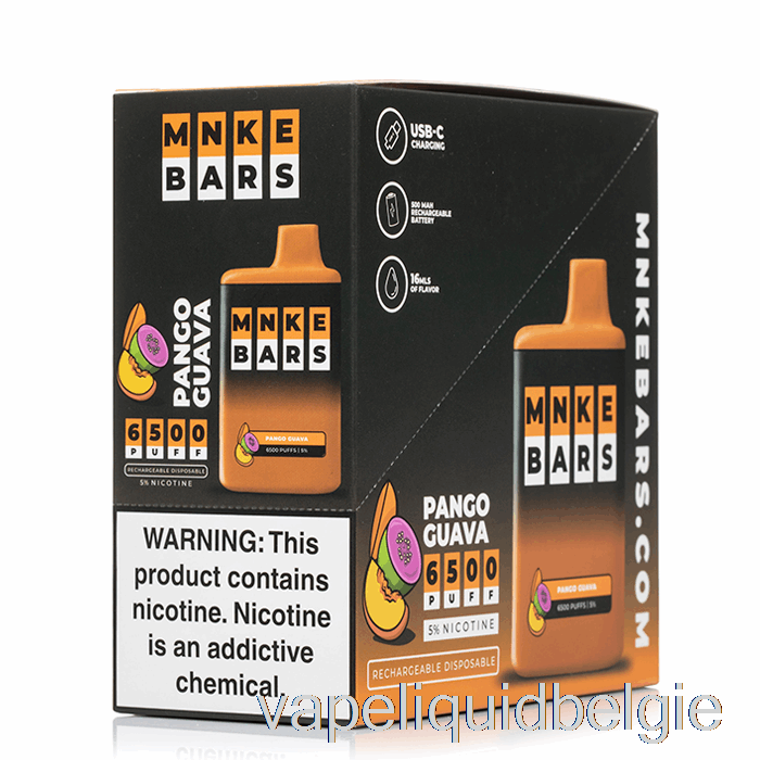 Vape België Mnke Bars 6500 Wegwerp (5-pack)